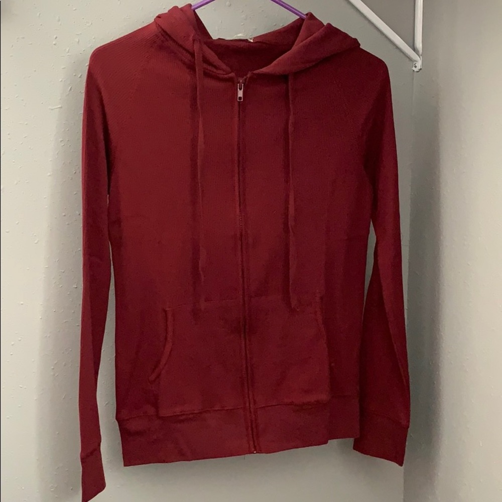 Thermal Zip up Sweatshirt